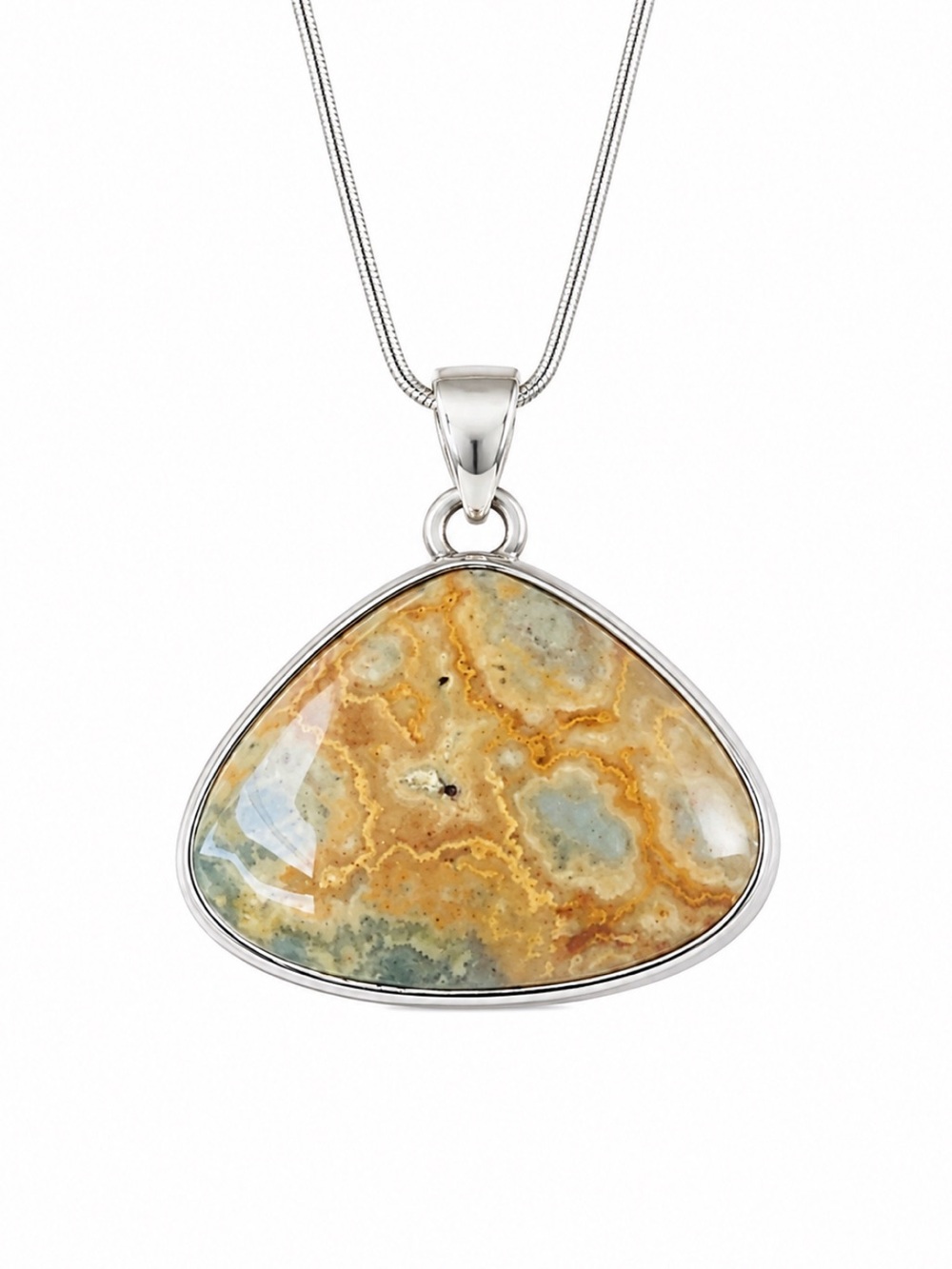 Mexican Lace Laguna Silver Necklace